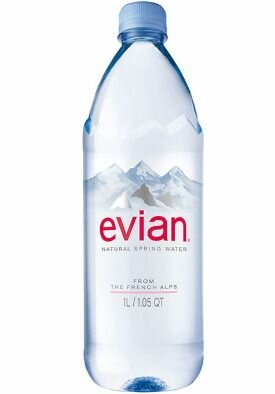 Вода минеральная природная столовая питьевая Evian негазированная ПЭТ