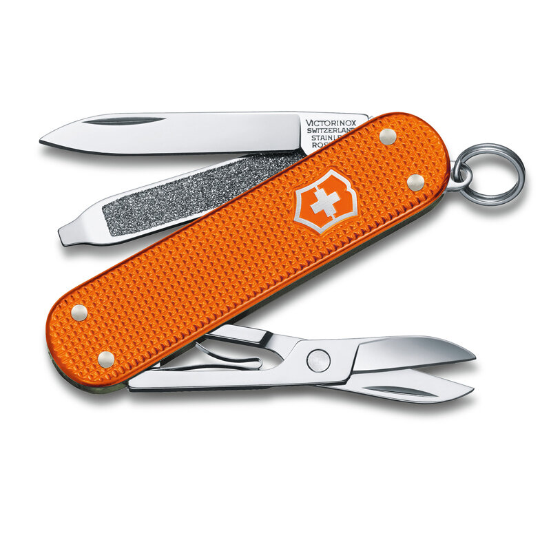 Коллекционный нож-брелок VICTORINOX Classic Alox LIMITED EDITION 2021, 58 мм, 5 функций, оранжевый 0.6221. L21