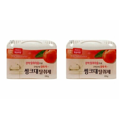 Happyroom Поглотитель запахов для ванной комнаты и туалета Персик 150 г 2 шт 1188₽