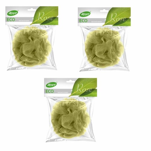 IKEEP! Мочалка для тела, Роза, 3 шт