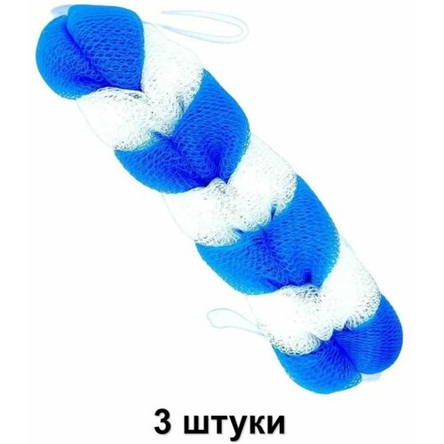 мочалка glitzi plus 3 шт vileda RILLY Мочалка косичка, 70 г, 3 шт