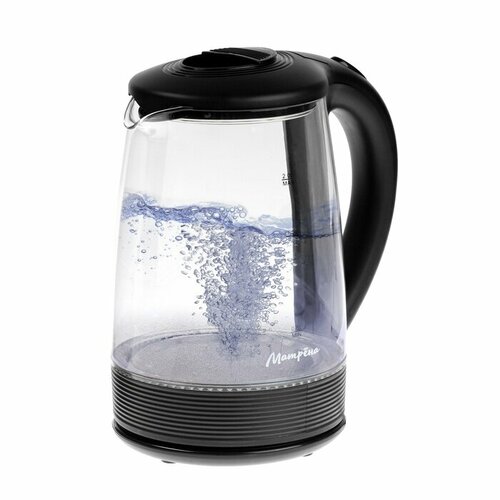 Матрёна Чайник электрический матрёна MA-009 стекло 2 л 1500 Вт чёрный 558800₽