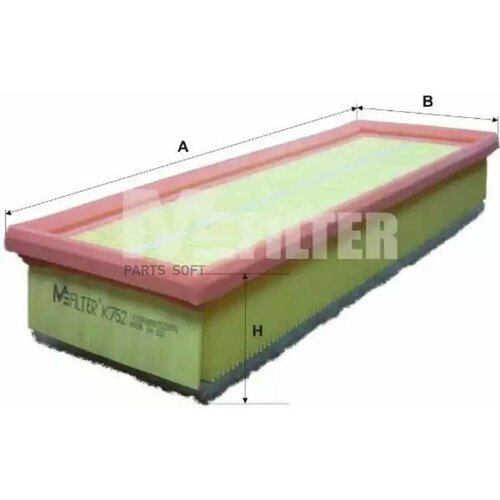 M-FILTER K752 Фильтр воздушный