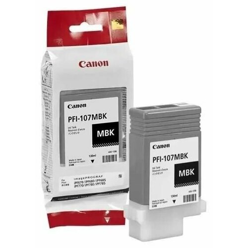 Струйный картридж Canon PFI-120MBk, черный матовый, 130 ml, (оригинал)