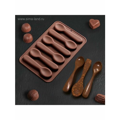 Форма для льда и кондитерских украшений Ложечки 508₽