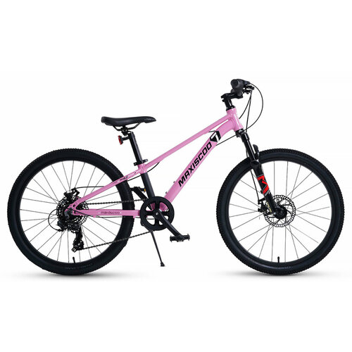 Подростковый велосипед Maxiscoo 7Bike Disc 24' (2024) 24 Розовый (130-150 см) подростковый велосипед novatrack novara disc 24 2022 13 фиолетовый 130 150 см