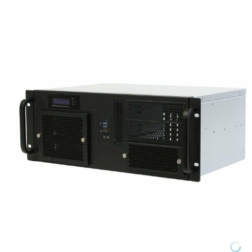 Procase GM430-B-0 Корпус 4U Rack server case, черный, панель управления, без блока питания, глубина 300мм, MB 12x9.6