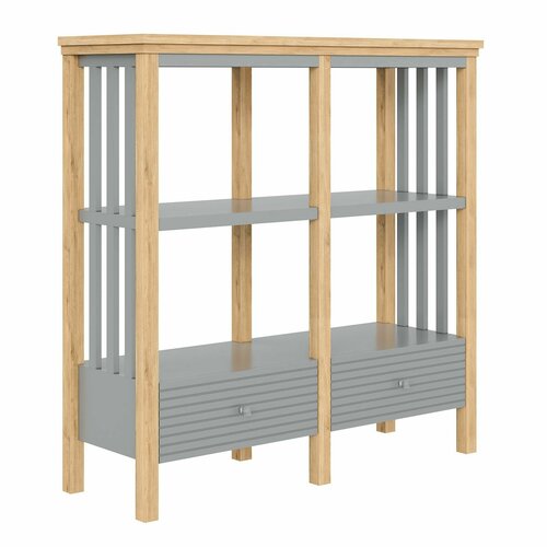 Стеллаж Кабинет Вояж 02-120 РЯ серый 7042антик 24 13631₽