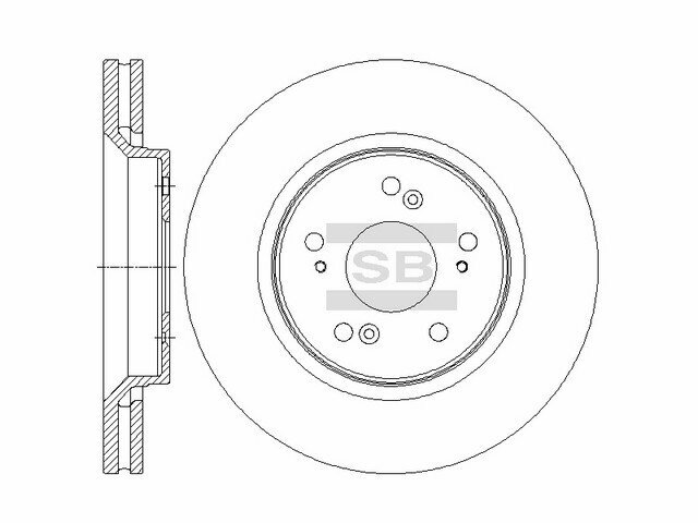 Диск тормозной передний SD4120