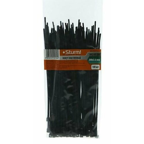 Хомуты Sturm 7012-05-200 200 х 36 мм 100 штуп 506₽