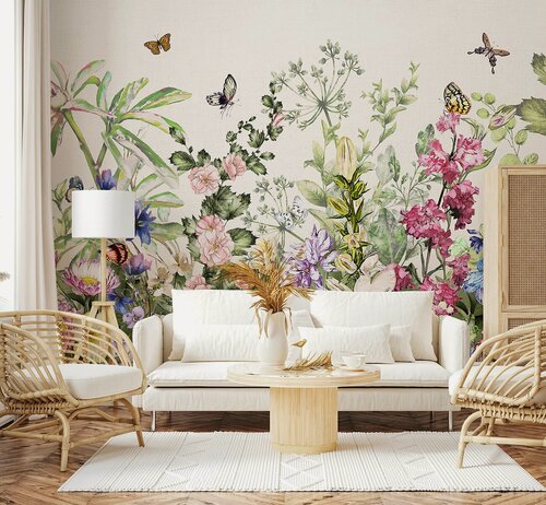 Изображение товара Фотообои/ F-349 Луговые цветы 400х270-1Divino