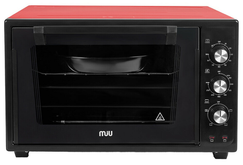 Мини-печь MIU 3603 L черно-красная