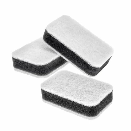 Губки для мытья посуды You ll Love 3 шт цвет черный/белый