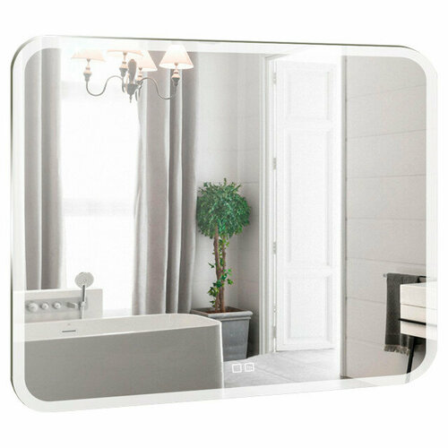 Зеркало silver mirrors стив2 915х685см led сенсор диммер подогрев 32144₽