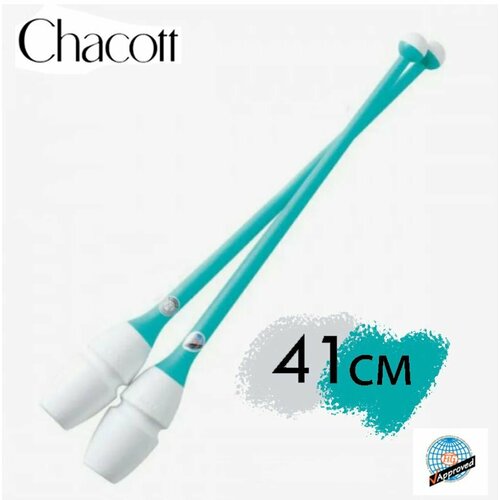 Булавы CHACOTT 41см (034) Белый-Мятно-зеленый FIG
