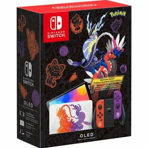 Игровая приставка Nintendo Switch OLED-модель Pokemon Skarlet and Violet Edition игровая приставка nintendo switch oled pokemon edition