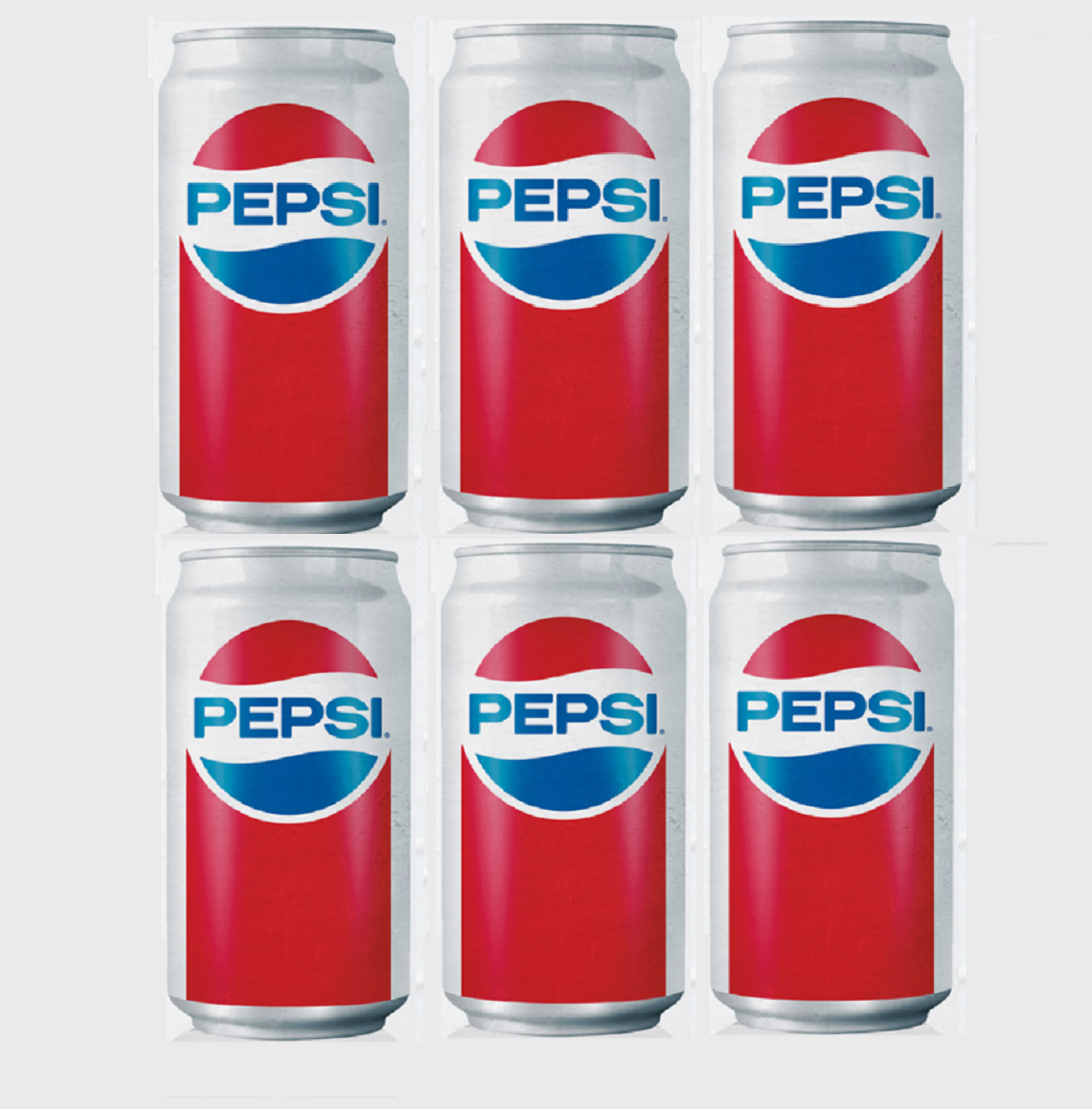 Набор газированных напитков Пепси-Кола (Pepsi-Cola)ж/б, Корея, (6 шт по 355 мл.)