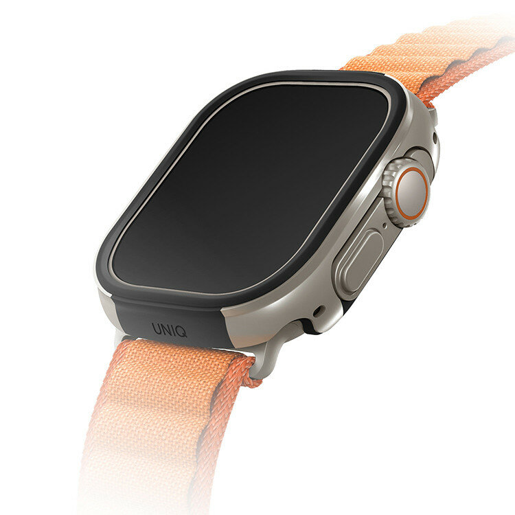 Чехол Uniq Valencia aluminium для Apple Watch Ultra 49 мм серебристый