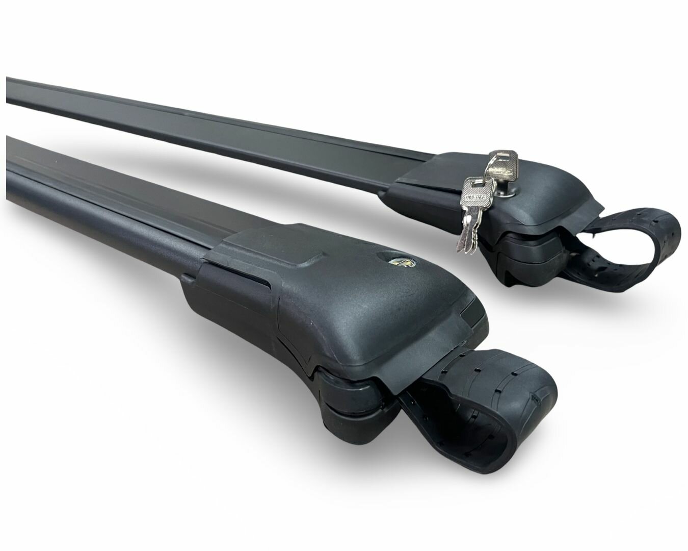 Багажник для рейлингов WingBar Edge L Black (аэродинамические)