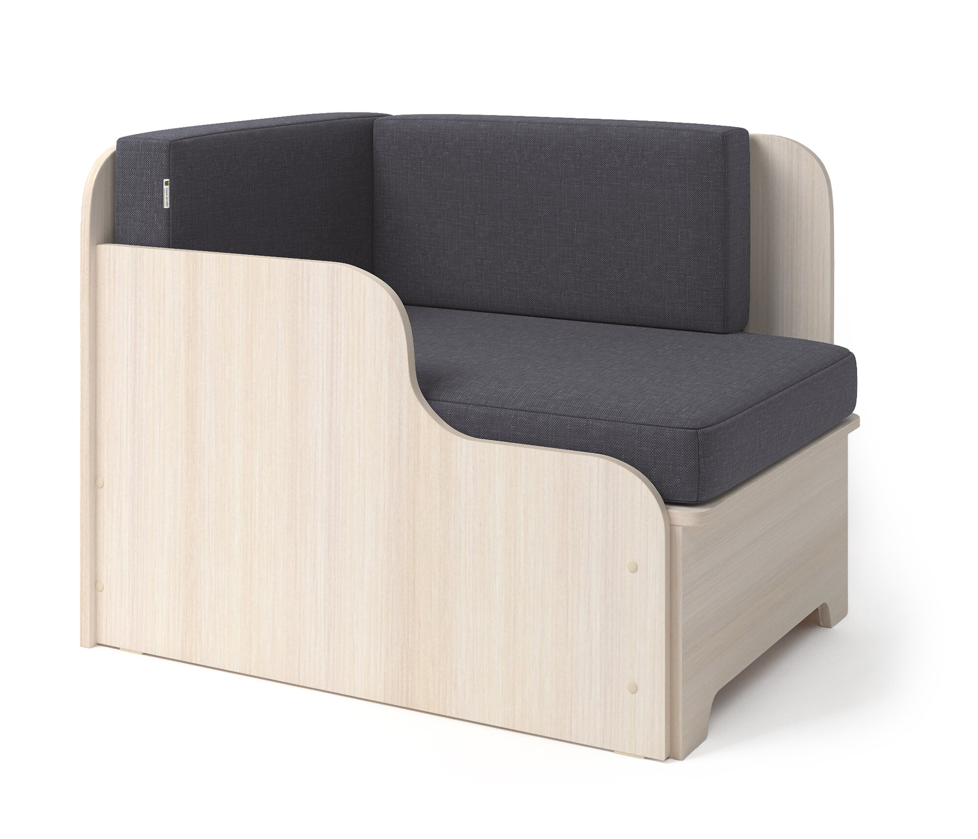 фото Кушетка Шарм-Дизайн Мелодия левый шоколад