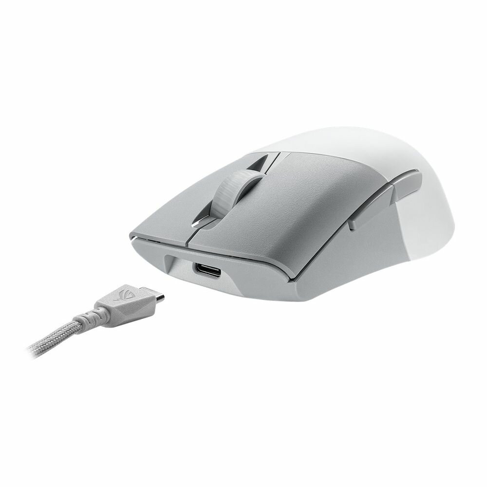 Мышь Asus P709 ROG KERIS WL AIMPOINT, WHT, беспроводная, белая