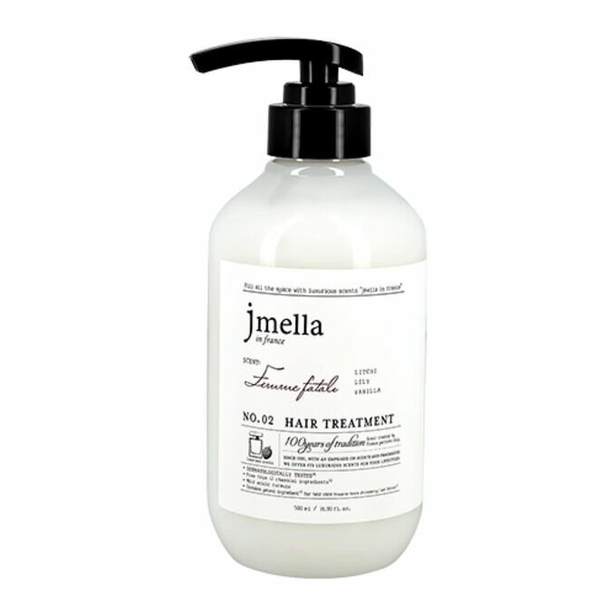 JMELLA (JMSolution) Кондиционер для волос Роковая женщина In France Hair Treatment Femme Fatale, 500 мл