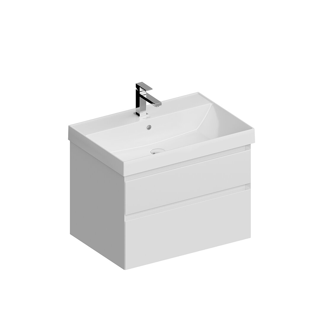 Тумба под раковину Kerama Marazzi Cubo 70 CUB.70.2\WHT. M матовая