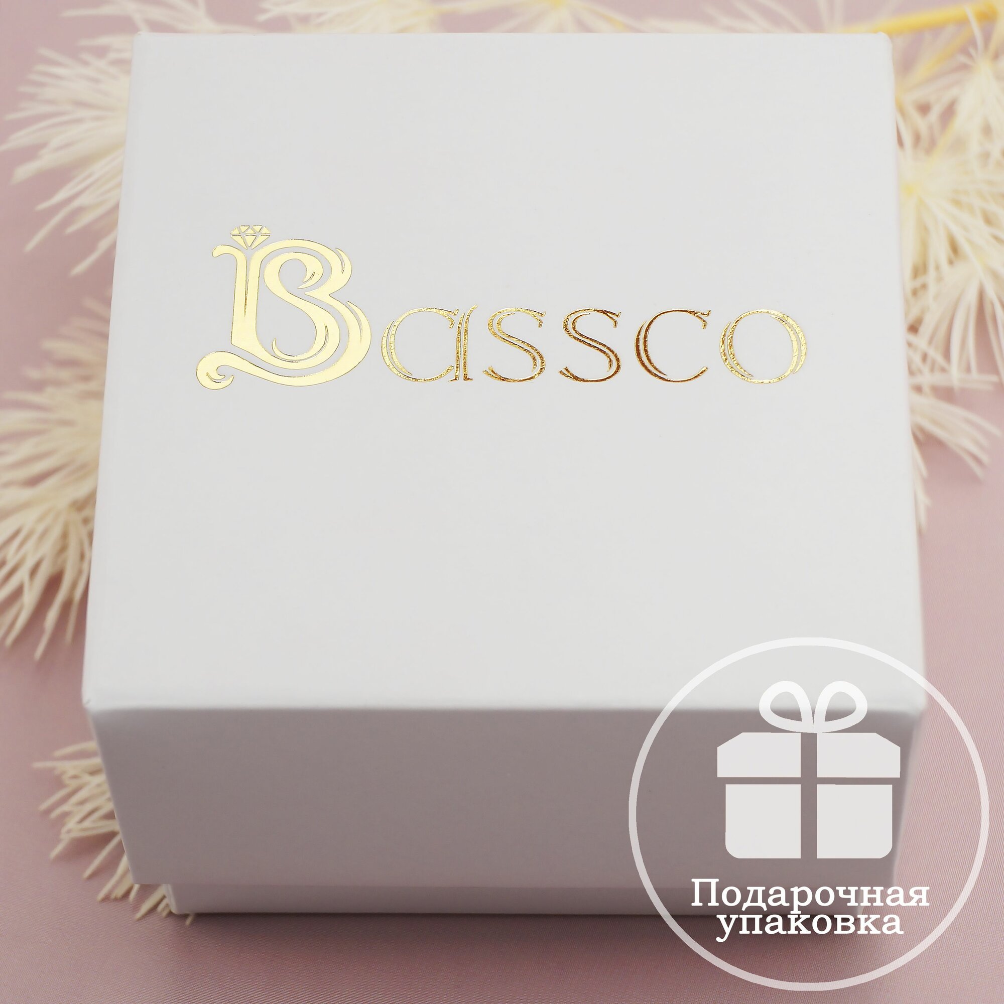Кафф Bassco, красное золото, 585 проба, размер 12 мм, длина 1.2 см, , золотой — фото 1