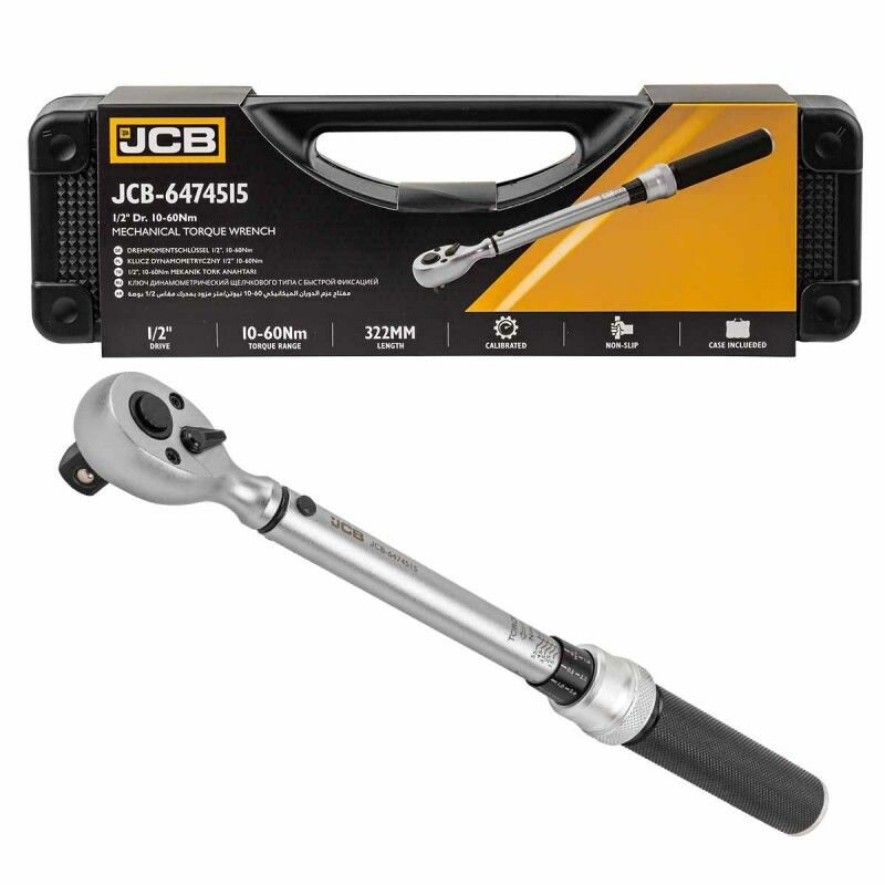 Ключ моментный JCB 10-60Нм, 1/2"