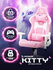 Игровое кресло компьютерное GAMELAB KITTY, розовый, искусственная...