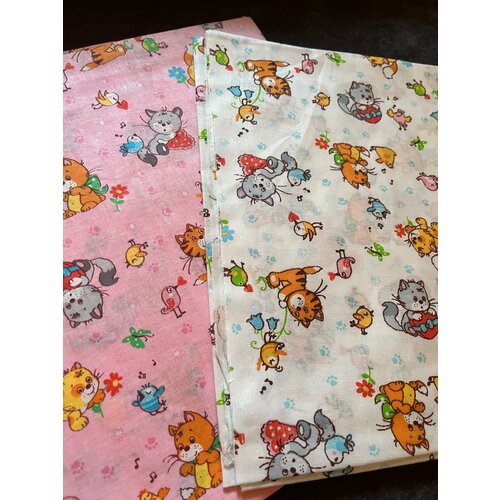 Ситцевые пеленки набор из 2 штук