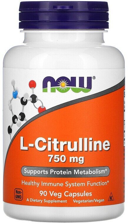 L-Citrulline 750 мг 90 капсул