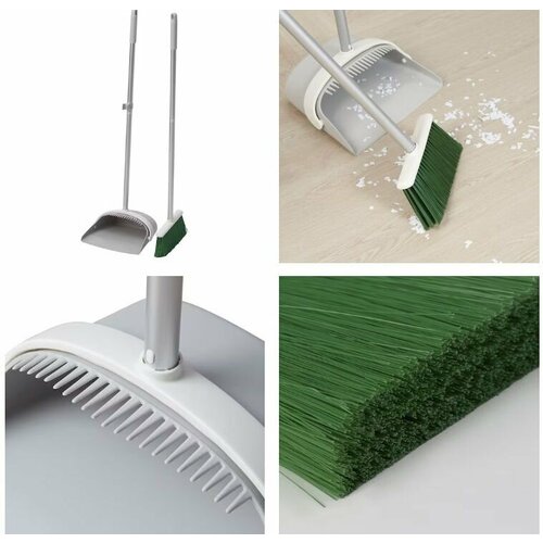 Икеа пепприг Совок с длинной ручкой серыйзеленый 3549₽