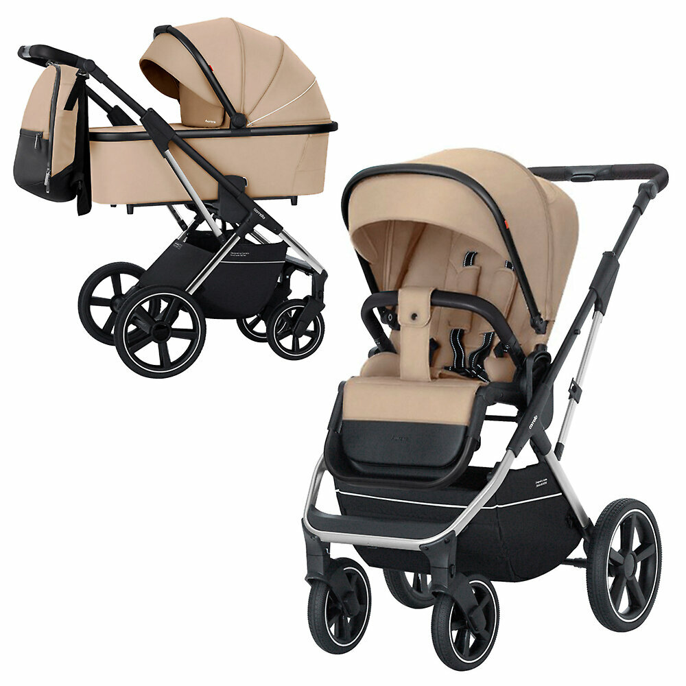 Коляска 2в1 Carrello Aurora, цвет Paper Beige