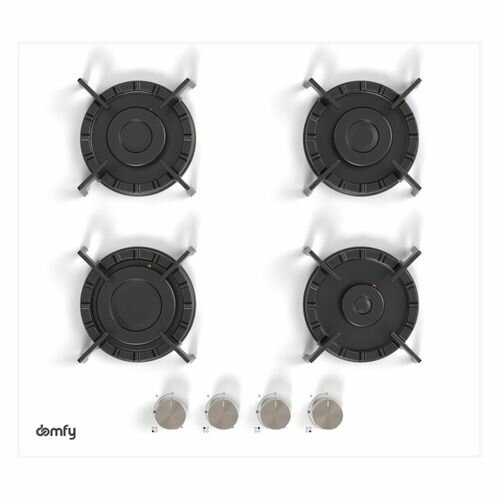 Газовая варочная панель DOMFY DM6430GH WG, независимая, белый