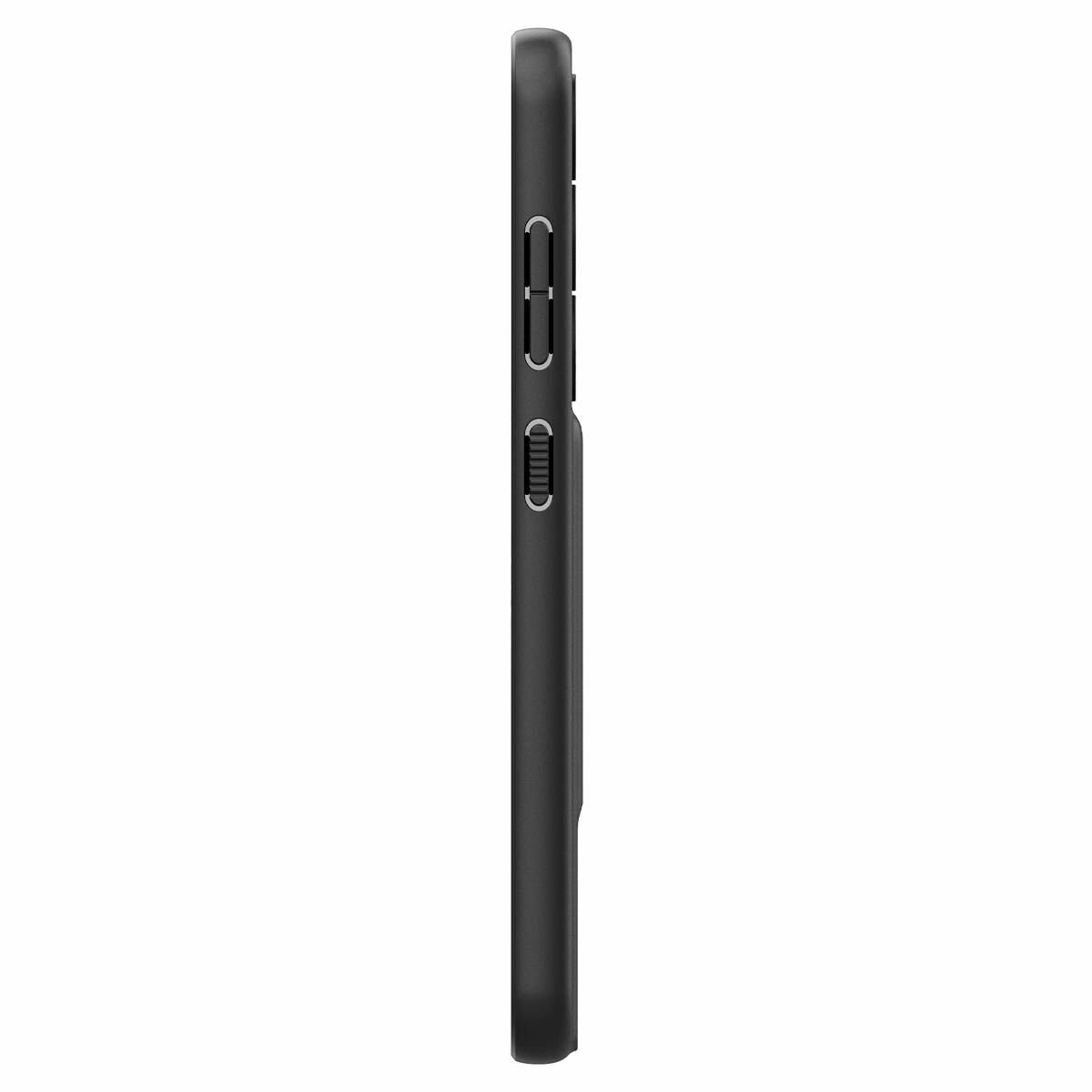 Чехол Spigen на Samsung Galaxy S24 (ACS07360) Liquid Slot / Спиген для Галакси С24 картхолдер, противоударный, с защитой камеры, черный — фото 1