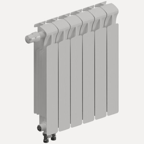 Изображение товара Радиатор Rifar Monolit Ventil 500, 6 секц, нижн. лев, биметаллический