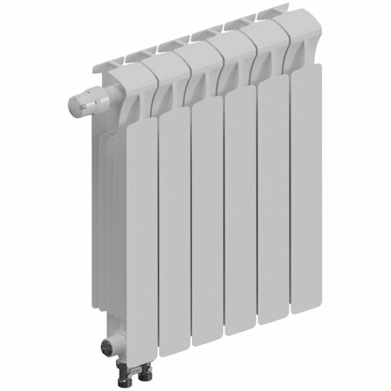 Радиатор Rifar Monolit Ventil 500 6 секц нижн. лев биметаллический