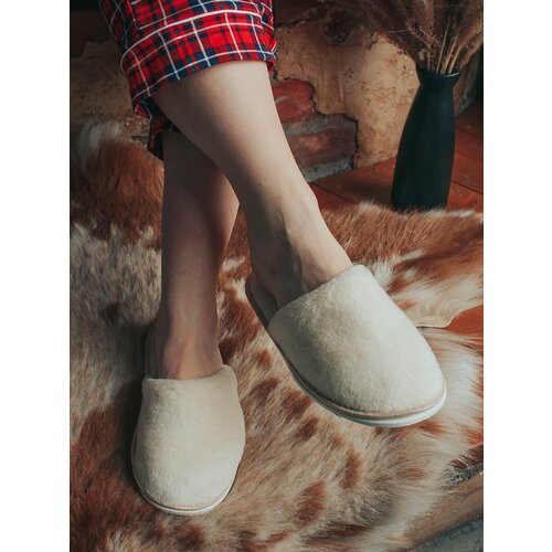 фото Тапочки ivshoes, размер 42-43, молочный