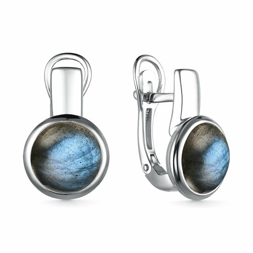 Серьги MINERAL NATION серебро 925 проба лабрадорит 10964₽