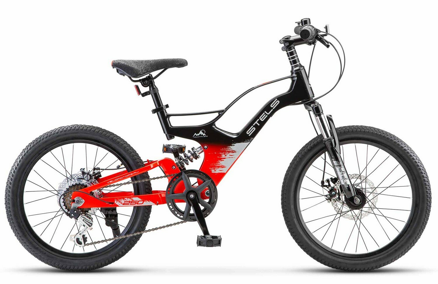 Детский велосипед Stels Leader 250 MD 20, год 2025, цвет Красный-Черный