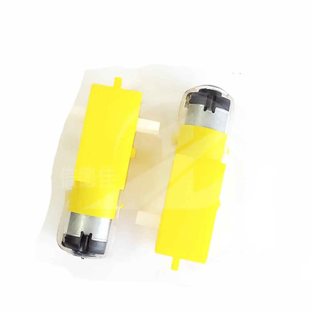 2 шт. желтый DC3V-6V мотор-редуктор TT, 2PCS