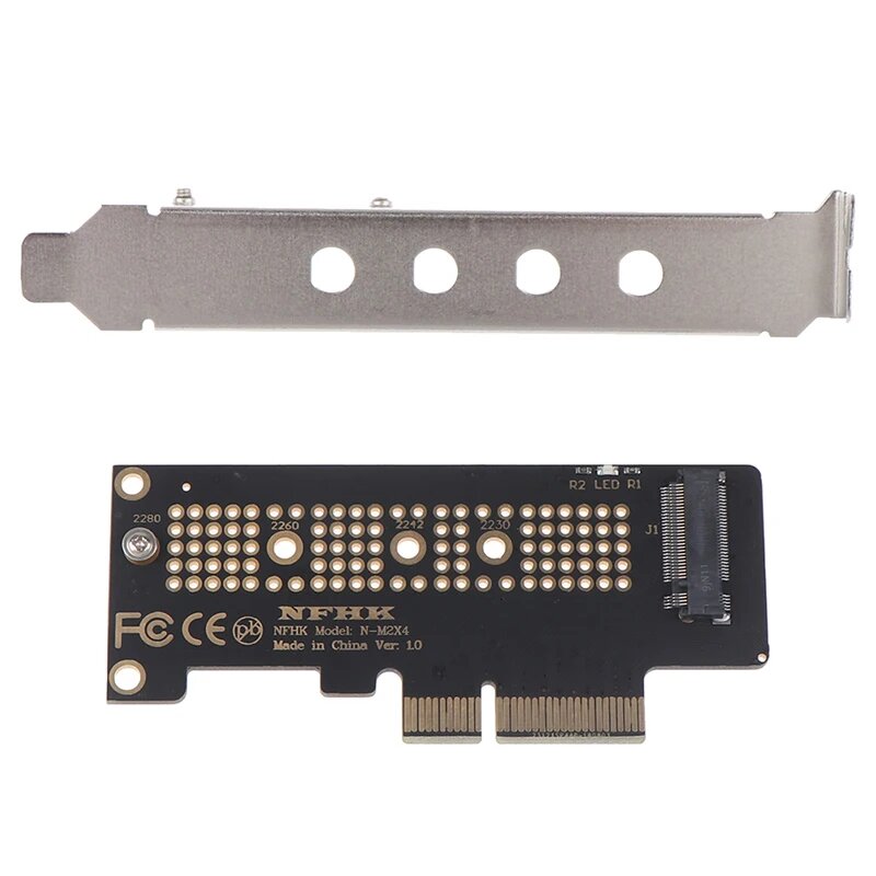 Адаптер M.2 NVMe SSD на PCIe X16 JETTING