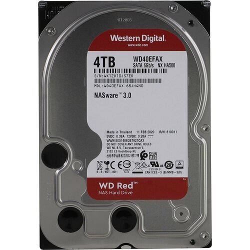 Жёсткий диск HDD 4 Tb SATA Western Digital Red 35 10100₽