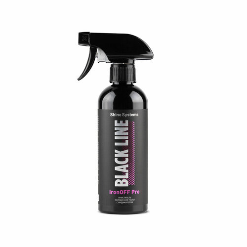 IronOFF Pro - нейтральный очиститель дисков с индикатором Shine Systems Black Line, 400 мл