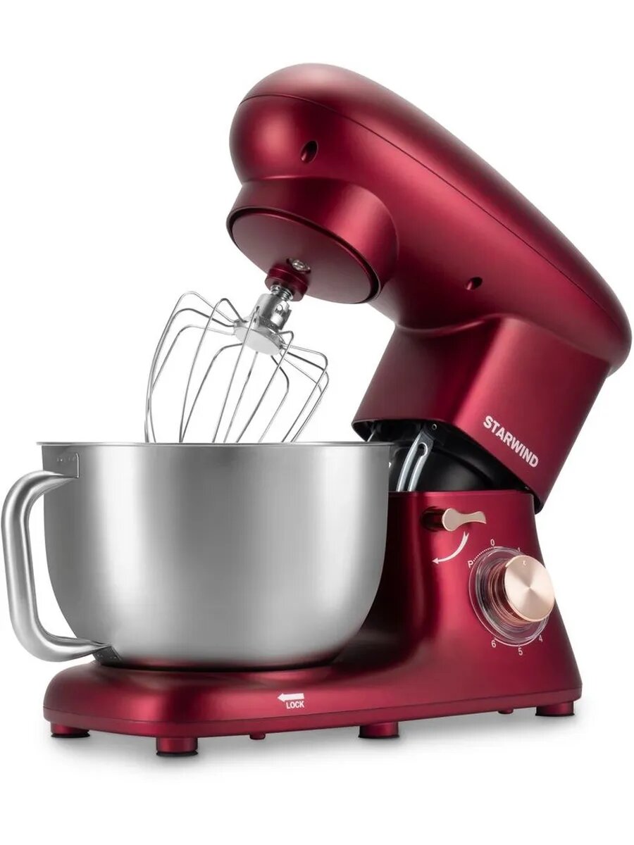 Миксер планетарный StarWind SPM7170 1900Вт гранатовый