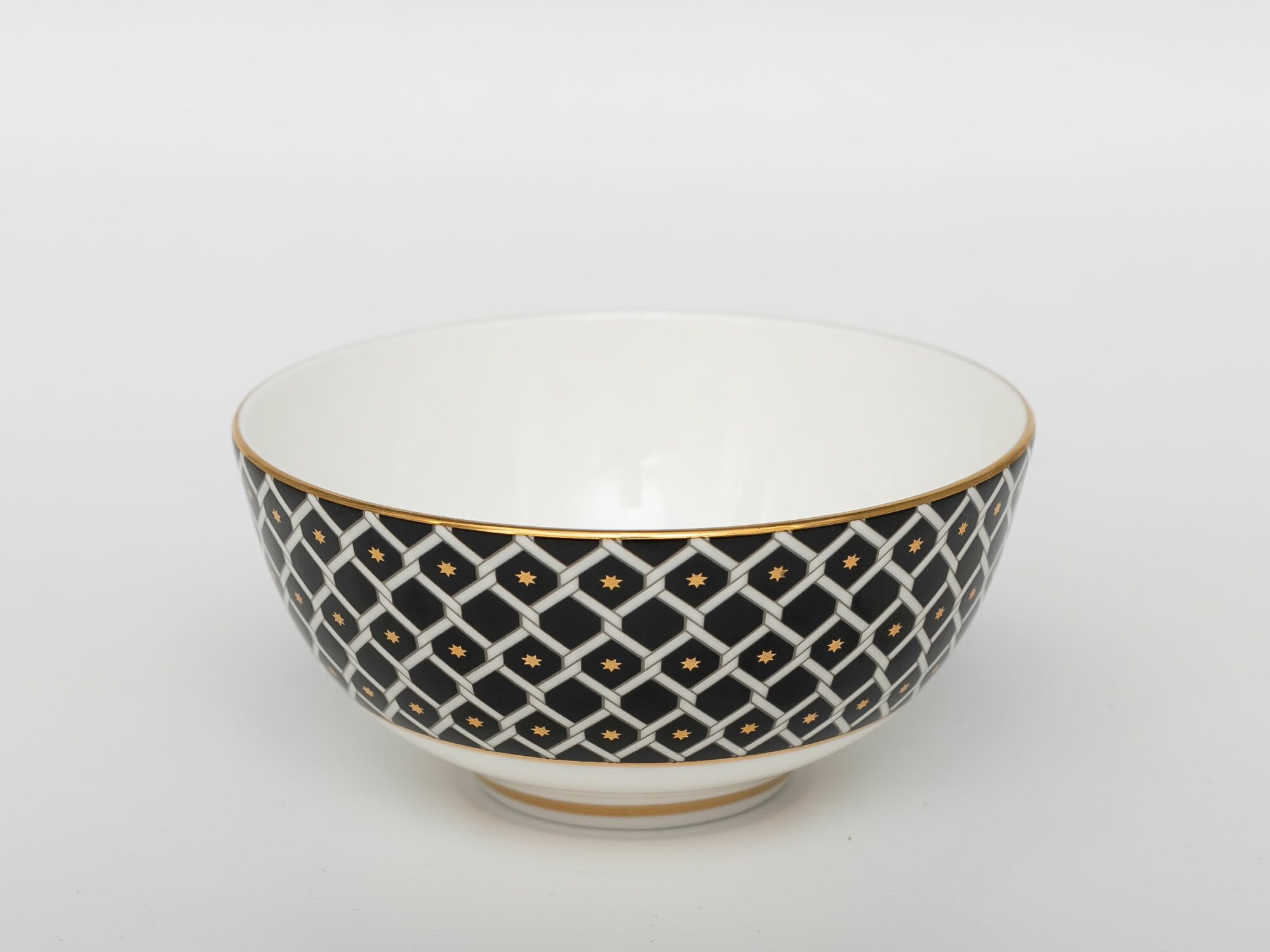 Салатник Imperial Porcelain "Восточная", Неро 2, костяной фарфор, чёрный, 11,3 см