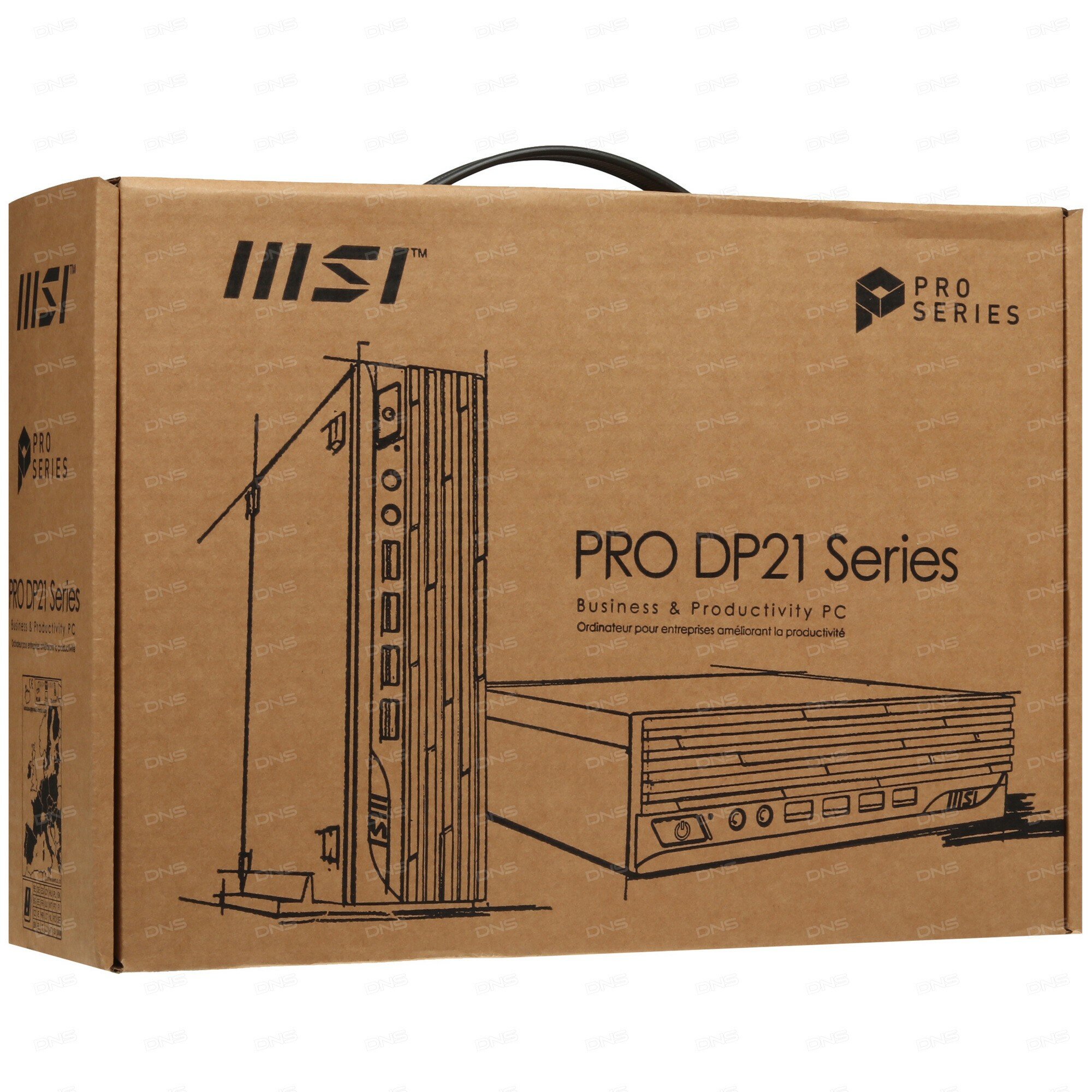 PRO DP21 13M-625XRU (PRO DP B0A4)/Intel Core i5-13400/8GB+256GB SSD/Integrated/WiFi/BT/noOS/1Y/BLACK MSI - фото №8