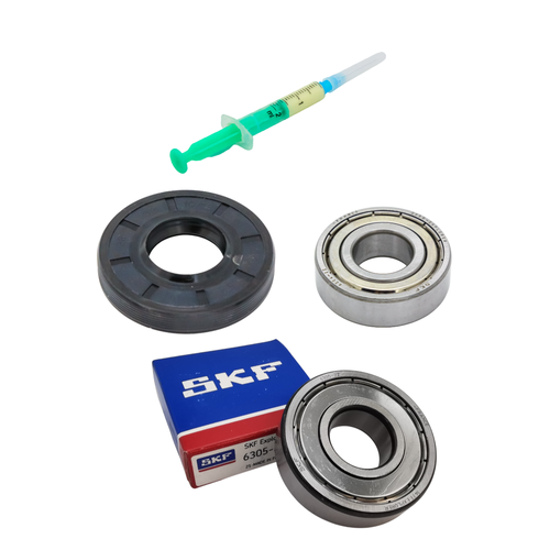 Ремкомплект бака стиральных машин Bosch Neff Siemens подшипники 6204 ZZ SKF 6305 ZZ SKF сальник 28621012 и смазка 1590₽