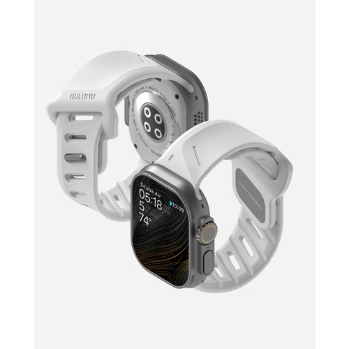 Ремешок для Apple Watch - Aulumu A02, белый , спортивный